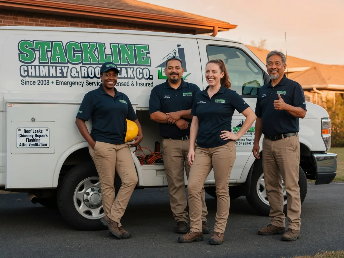 Chimney flashing repair company in Glenford, OH